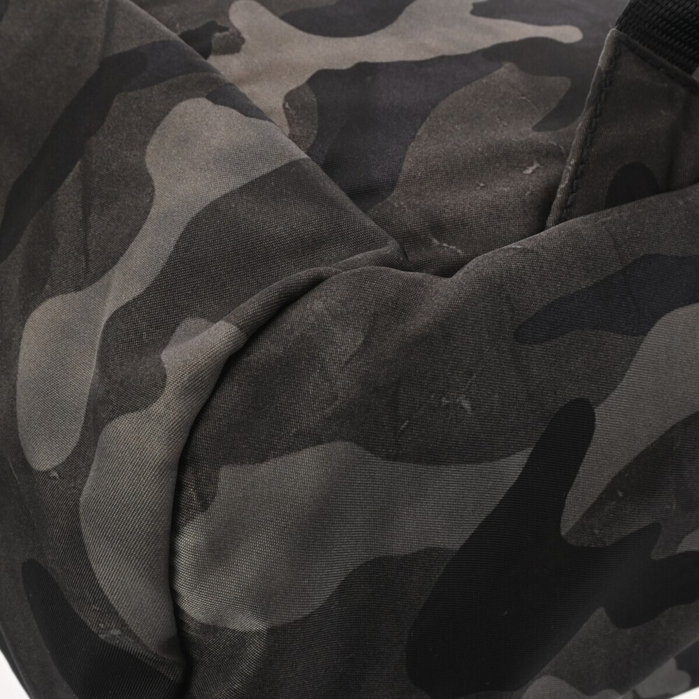 PRADA Camouflage Backpack Khaki Green Nylon Daypack - Picture 9 of 11